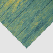Rustikale Elegante Hütte Textur Grünes Holzkörnche Seidenpapier (Detail)