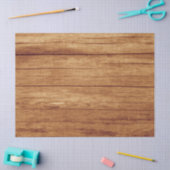 Rustikale Elegante Hütte Texture Light Wood Grain Seidenpapier (Basteln)