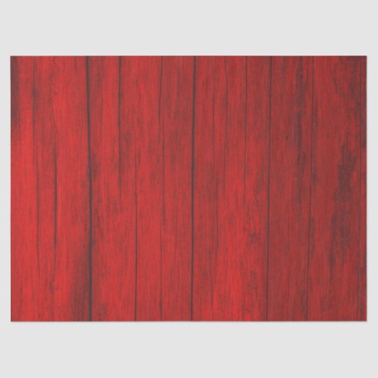 Rustikale Elegante Hütte Texture Red Wood Grain Seidenpapier (Vorderseite)