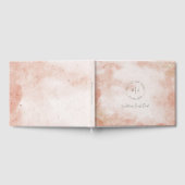 Rustikale Elegante Rosa Hochzeit Gästebuch (Voll)