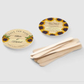 Rustikale, elegante Scheunenholz Hochzeit rett Dat Fächer (Non-assembled)