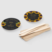 Rustikale, elegante Scheunenholz Hochzeit rett Dat Fächer (Non-assembled)