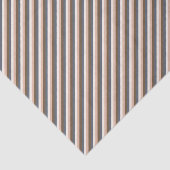 Rustikale, elegante Streifen hellrosa, dunkelgrün Seidenpapier (Ausschnitt)