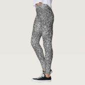 Rustikale Eleganz Abstrakte Komposition Leggings (Links)