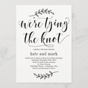 Rustikale Eleganz Einladung zur Hochzeit