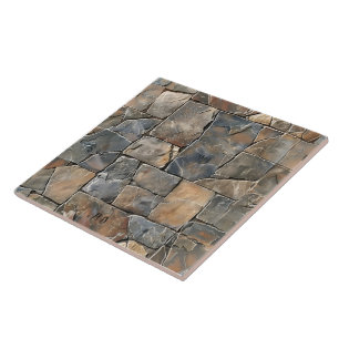 Rustikale Eleganz: Verfugte Flagstone-Fliesen Fliese