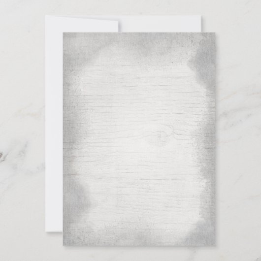 Rustikale Elephant Baby Dusche Einladung Junge Dus (Rückseite)