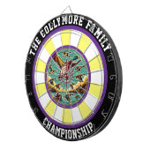 Rustikale Enten in Sky Design Dartscheibe (Vorderseite rechts)