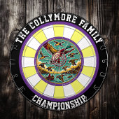 Rustikale Enten in Sky Design Dartscheibe