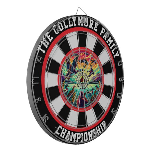 Rustikale Enten Jagd Wand Kunst Dartscheibe (Vorderseite Links)