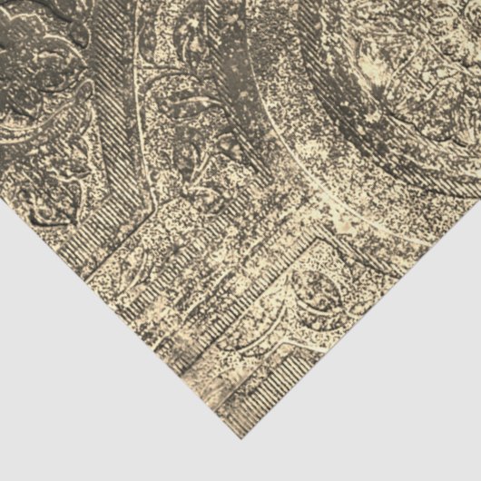 Rustikale Enttäuschung der alten Welt Seidenpapier (Detail)