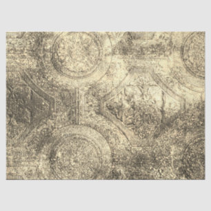 Rustikale Enttäuschung der alten Welt Seidenpapier