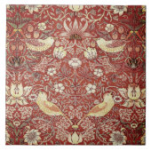 Rustikale Erdbeerdieb Fliese (Vorderseite)