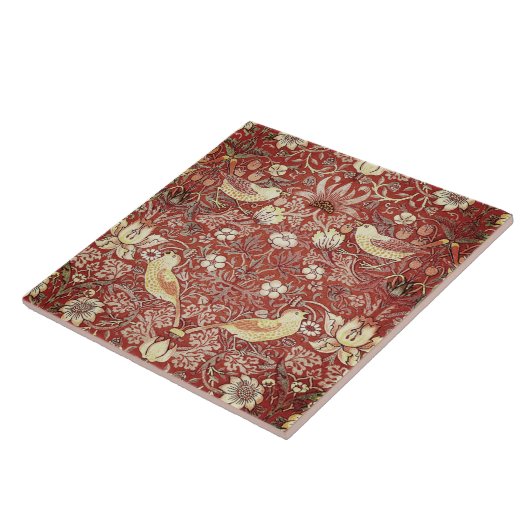 Rustikale Erdbeerdieb Fliese (Seite)