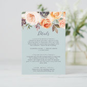 Rustikale Erde | Genaue Karte für das Hochzeitsdat (Stehend Vorderseite)