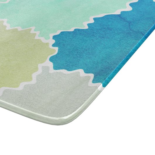 Rustikale Erde Schneidebrett (Ecke)