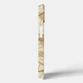 Rustikale, erdgesäumte, beige Blätter Case-Mate iPhone Hülle (Rückseite / Rechts)