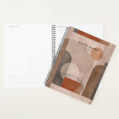 RUSTIKALE ERDIGE RETRO-FORMEN-STYLE-PLANNER PLANER (Anzeige)