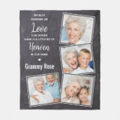 Rustikale Erinnerungsfotografie Fleecedecke (Vorderseite)