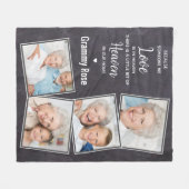 Rustikale Erinnerungsfotografie Fleecedecke (Vorderseite (Horizontal))