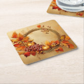 Rustikale Ernte: Ernte von Kranken Rechteckiger Pappuntersetzer (angewinkelt)