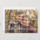 Rustikale Ernte Erntedank 2 Foto Feiertagskarte (Vorderseite)