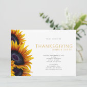 Rustikale Erntedank Abendessen Party Einladung (Stehend Vorderseite)