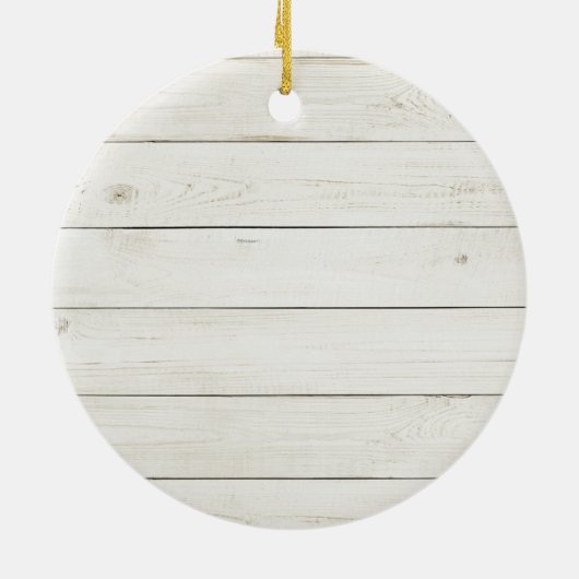 Rustikale erste Weihnachten als Mr. & Mrs. Ornamen Keramik Ornament (Hinten)