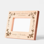 Rustikale Erste Weihnachten zusammen heilig mit Mo Geätzte Rahmen (Links)