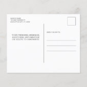 Rustikale Eukalyptus Baby Gender Reveve Invite (Rückseite)