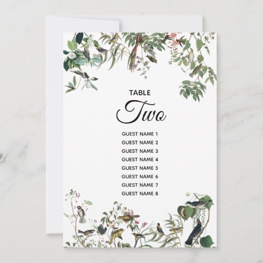 Rustikale Eukalyptus-Blätter Hochzeitskarte (Rückseite)