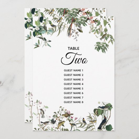 Rustikale Eukalyptus-Blätter Hochzeitskarte (Vorne/Hinten)