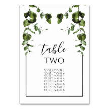 Rustikale Eukalyptus-Blätter zum Hochzeitsgast