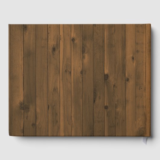 Rustikale Eukalyptus Greenery | geometrisch Gästebuch (Rückseite)