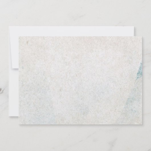 Rustikale Eukalyptus-Grüne Hochzeit Sichern Sie da Save The Date (Rückseite)