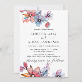 Rustikale Eukalyptus-Grüne Wedding Invit Einladung (Vorderseite)