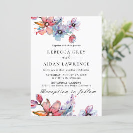 Rustikale Eukalyptus-Grüne Wedding Invit Einladung