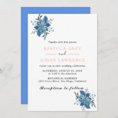 Rustikale Eukalyptus-Grüne Wedding Invit Einladung (Vorne/Hinten)