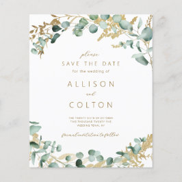 Rustikale Eukalyptus-Grünpflanzen Salbei