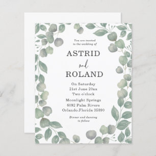 Rustikale Eukalyptus-Hochzeit