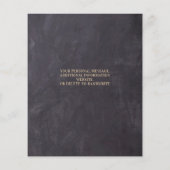 Rustikale Eukalyptus-Hochzeit rettet das Datum (Rückseite)