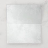 Rustikale Eukalyptus & Lavender Wedding vorbehalte Platzkarte (Innenseite Aufgefaltet)