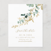 Rustikale Eukalyptus Salbei grüne Vegetation Boho  (Vorderseite)