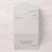 Rustikale Eukalyputus-Heiligtümer All In One Einladung (Außenbereich)