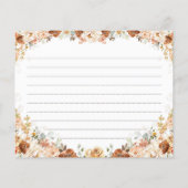 Rustikale Fall-Blume Boho Brautparty (Rückseite)