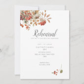 Rustikale Fall-Foliage Einladung (Vorderseite)