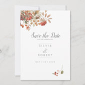 Rustikale Fall-Foliage Save The Date (Vorderseite)