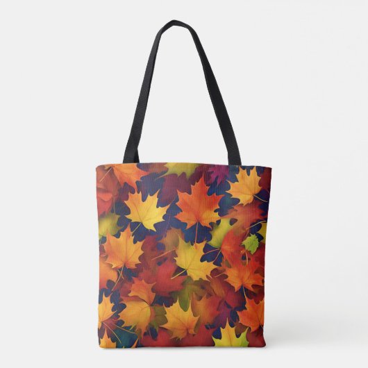 Rustikale Fall-Foliage-Tasche Tasche (Rückseite)