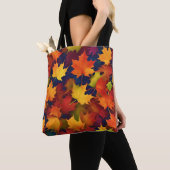 Rustikale Fall-Foliage-Tasche Tasche (Von Nahem)