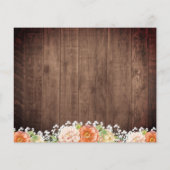 Rustikale Fall Orange Mason Jar Lights Hochzeit (Rückseite)